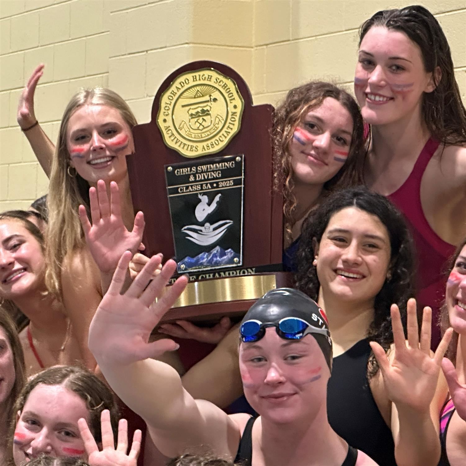  5A State Girls Swim and Dive - CCHS State Champs